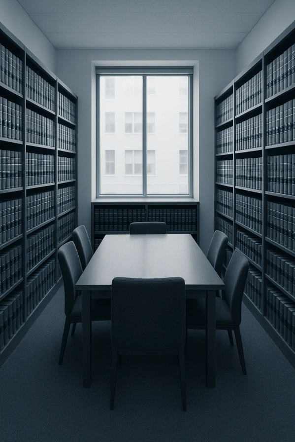 Legal consultants office library
